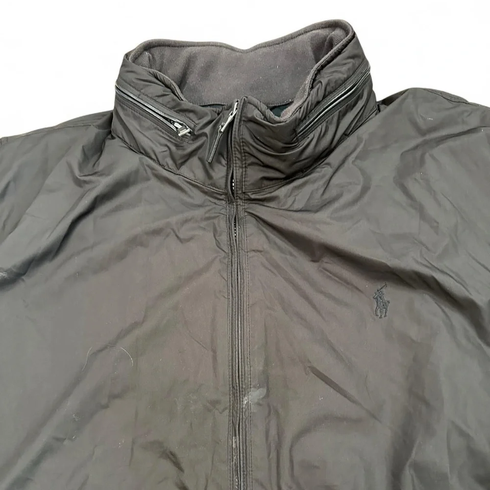 Polo Ralph Lauren Men’s Black Fleece-Lined Packable Hood Insulated Jacket 3XB‎